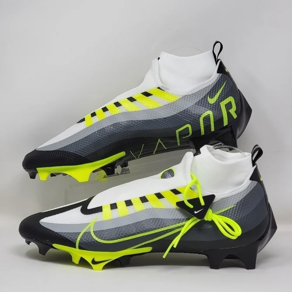Nike Vapor Edge Pro 360 Black/Volt-White Smoke Grey DQ3670-071 Men Size 12 New
